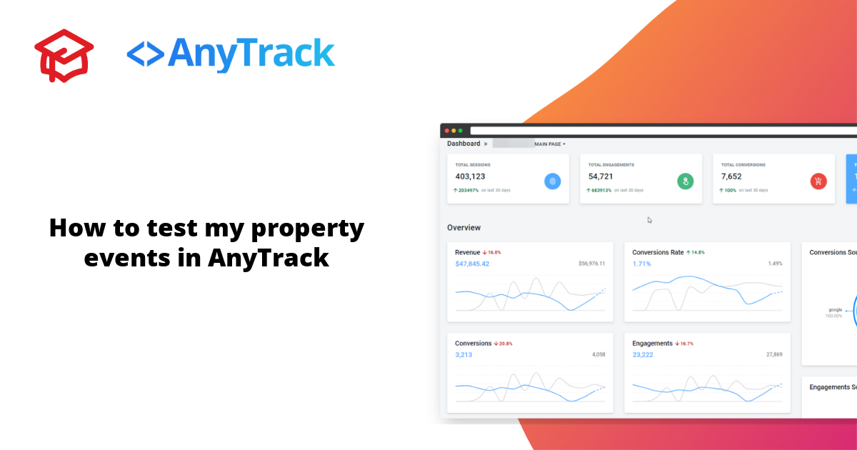 How to test my property events in AnyTrack